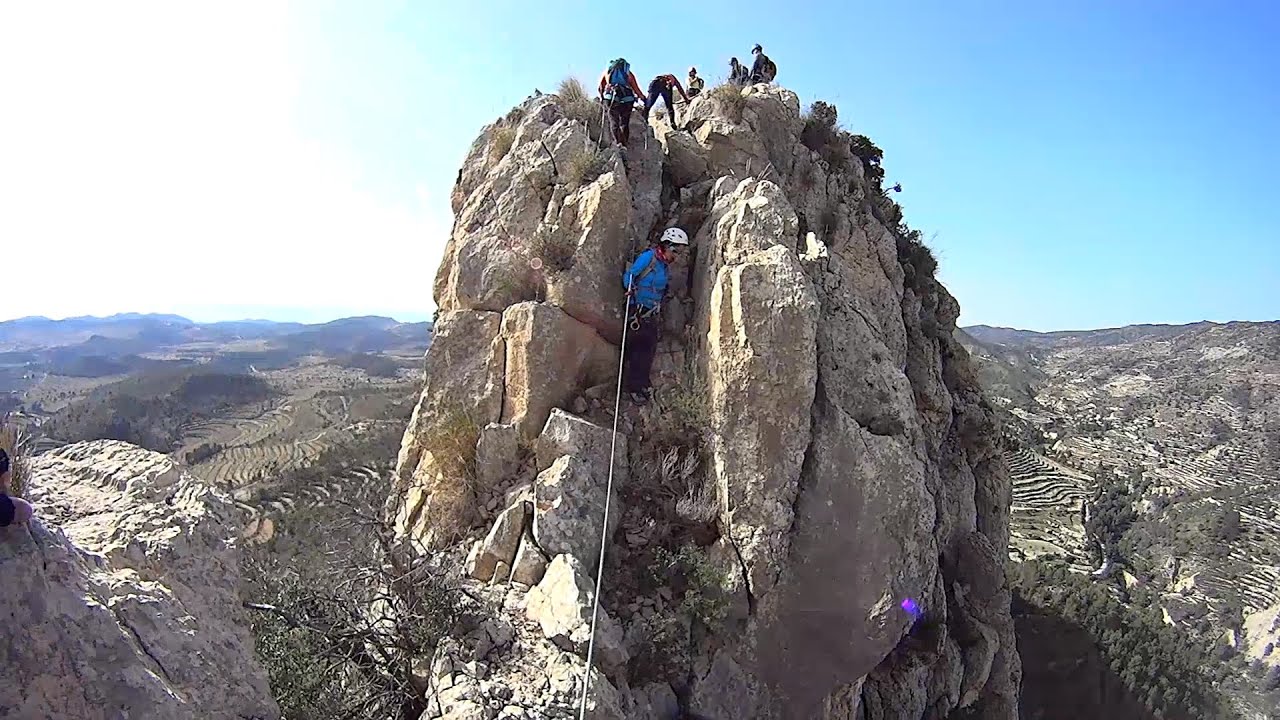 Vía Ferrata Penya del Figueret (Relleu) - Reto Everest