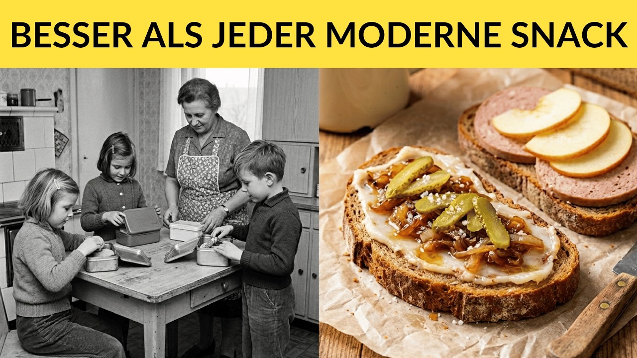 Das kam in die Brotdose: 12 vergessene Pausenbrote aus den 60er und 70er Jahren