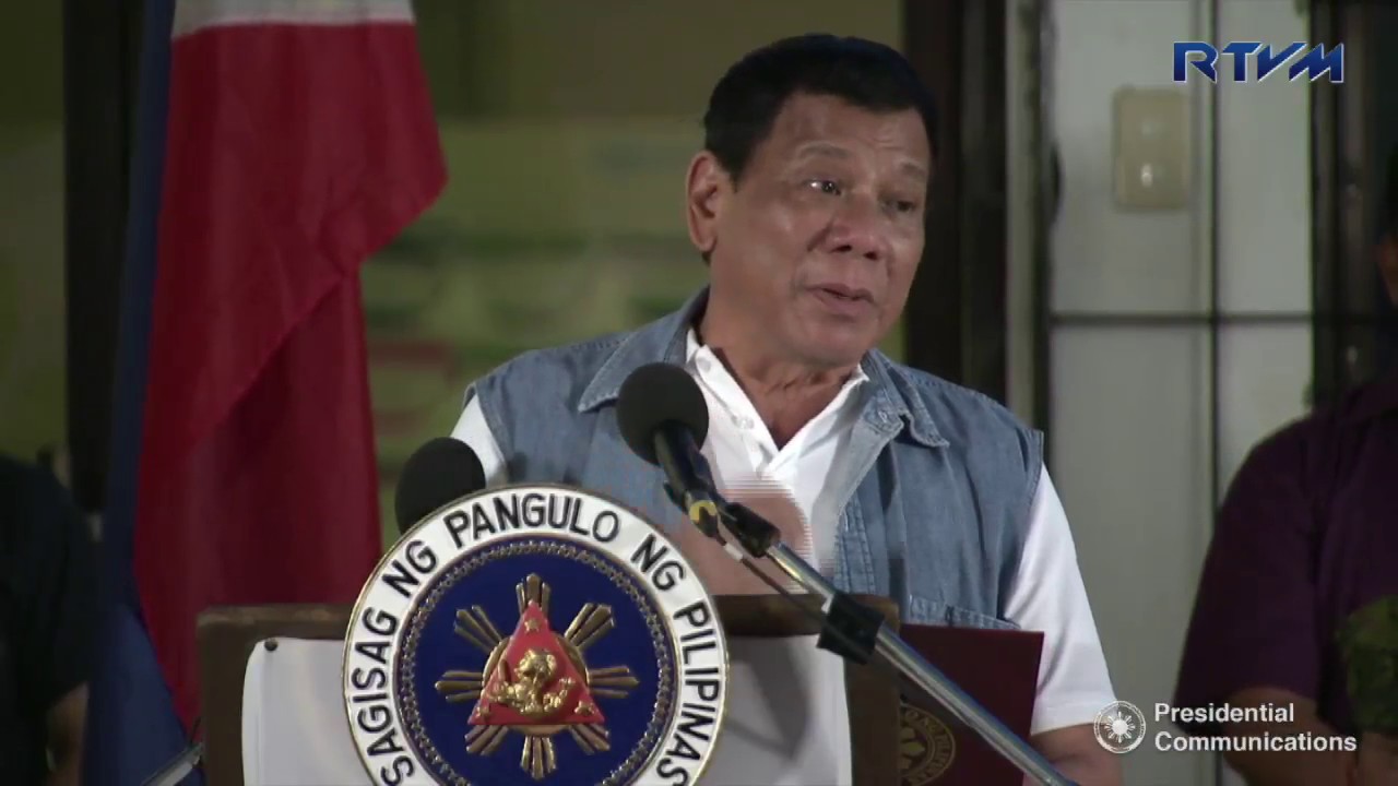 Visit to the Evacuation Center (Speech) 6/20/2017