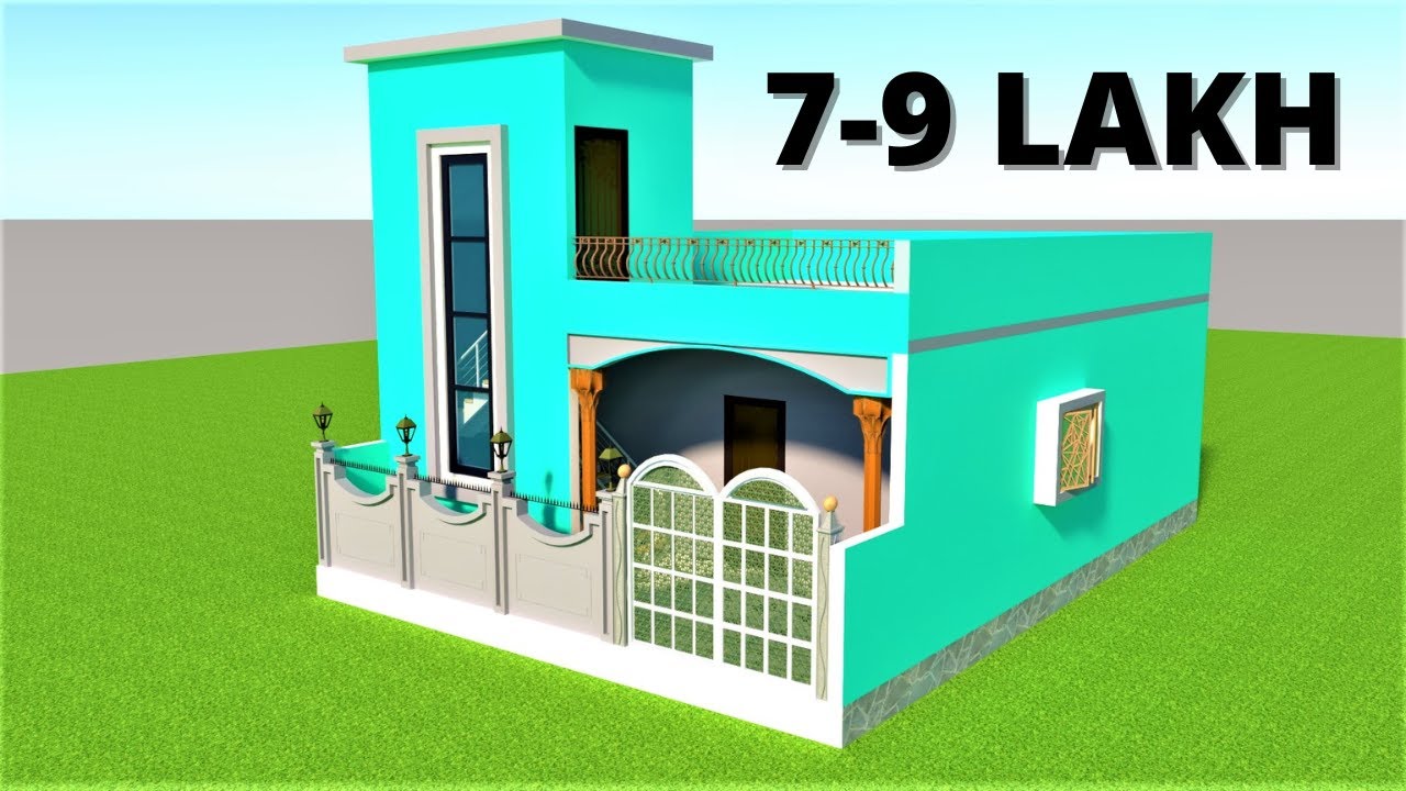 25X35 house design, 900 Sqft House plans, 2bhk House 100 gaj house design| House Design