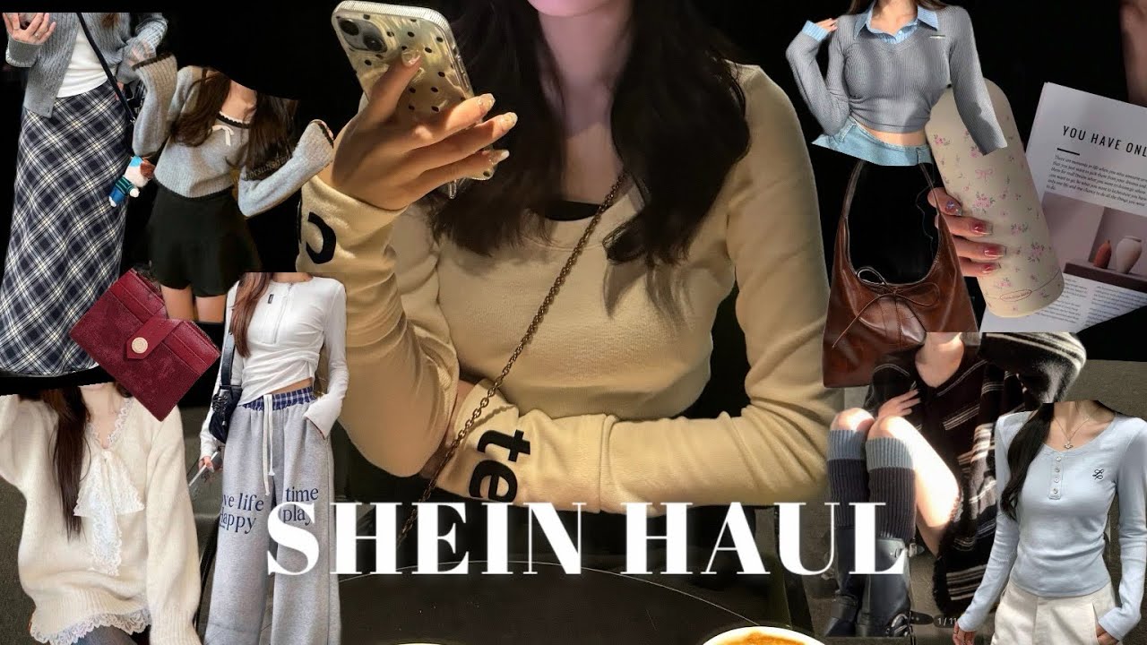 【韓国好き必見🌟】SHEINの春の韓国ガーリー購入品🕯🎀163cm ／46kg ／骨格ストレート🩵🪽
