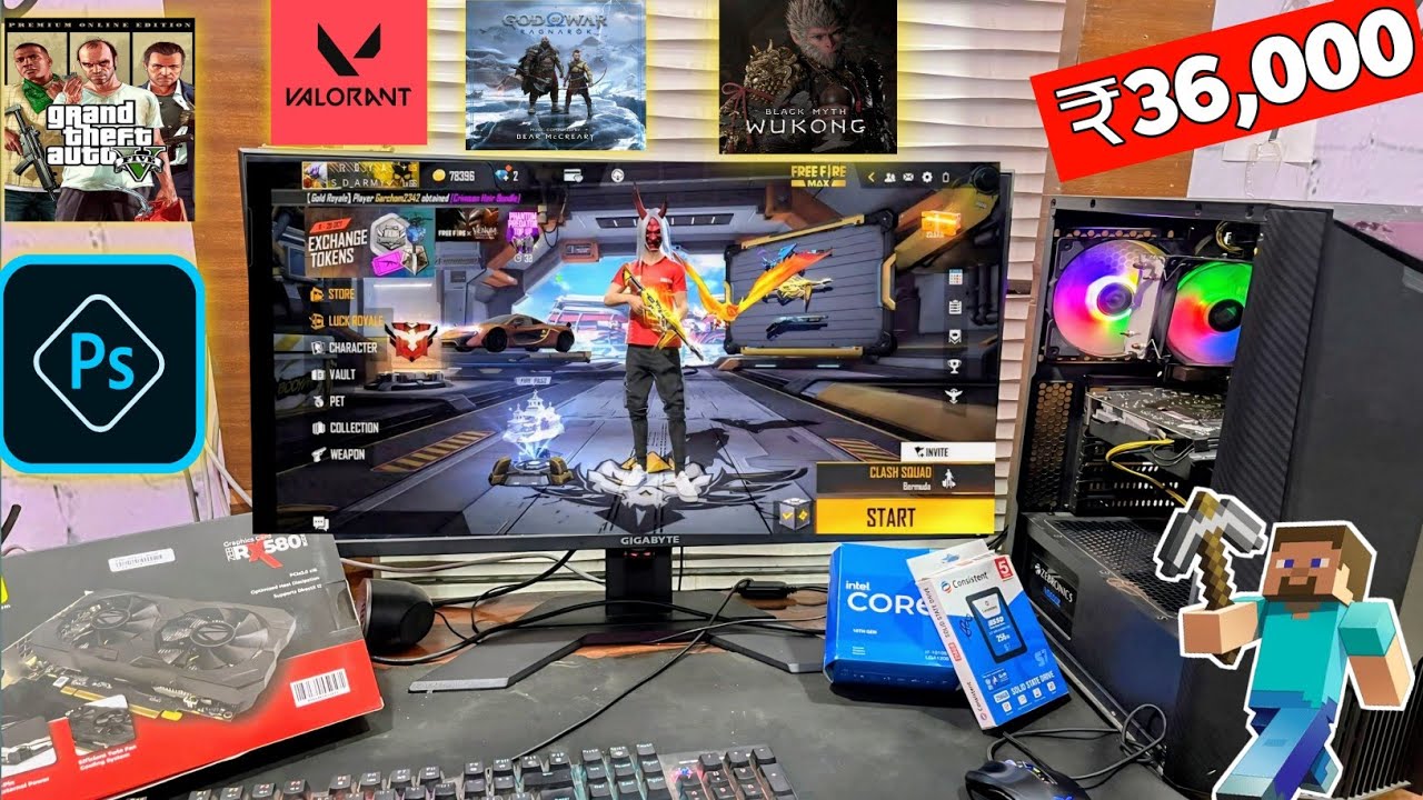 36,000 Pc build for gaming | Under 36k Pc Build| Best pc for gaming