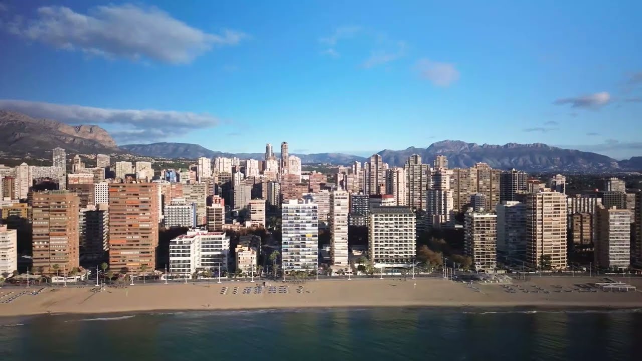 Benidorm 4K filmed on DJI Mini 3