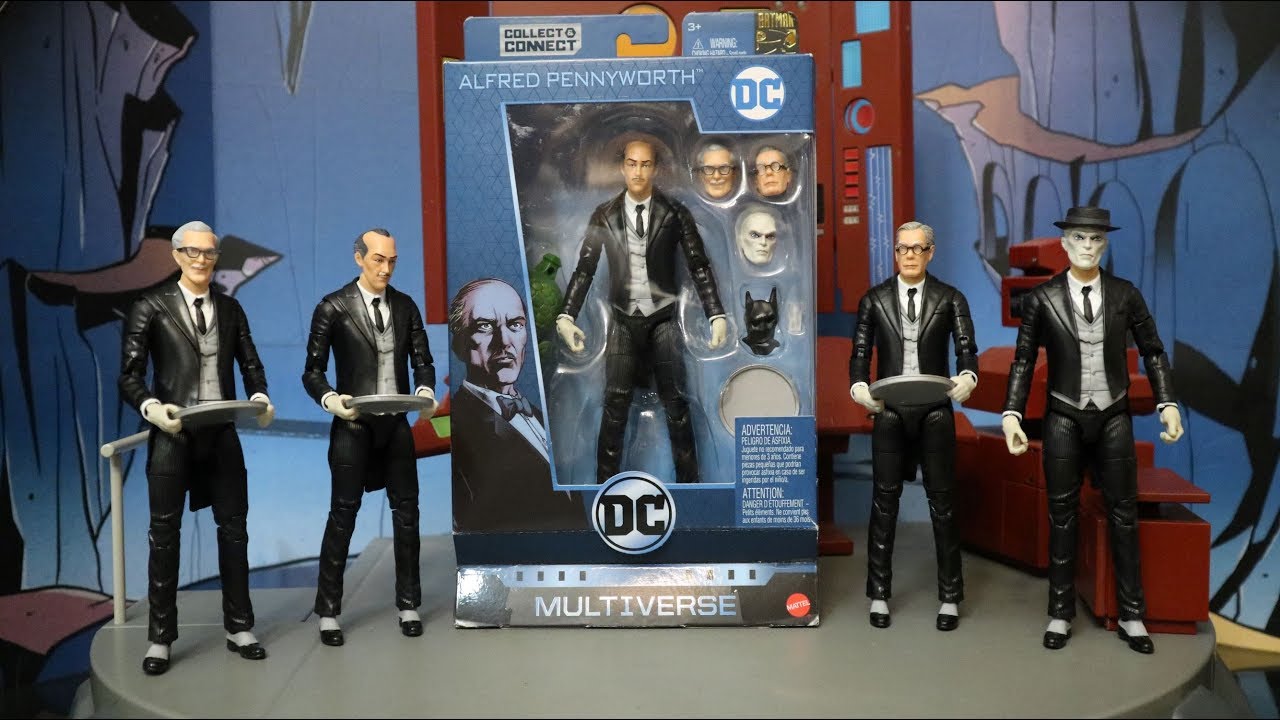 Mattel DC Multiverse Alfred Pennyworth Action Figure Review & Comparison
