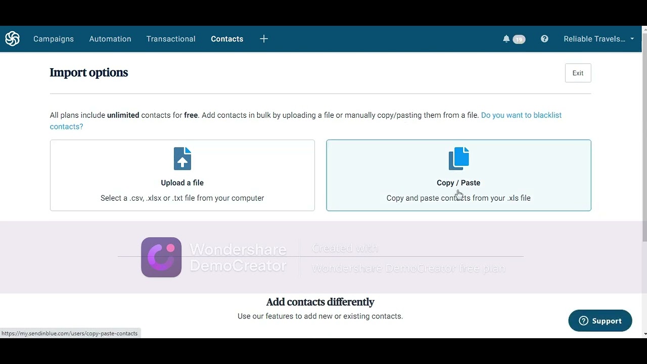 SENDINBLUE DEMO (MASS MAILING)