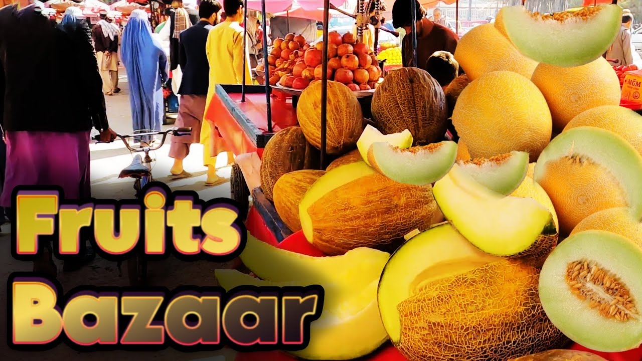 Exploring the Vibrant Summer Fruit Bazaar in Afghanistan