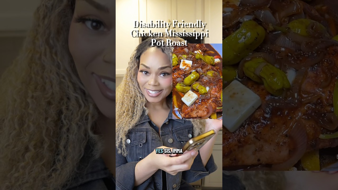 Disability Friendly Chicken Mississippi Pot Roast