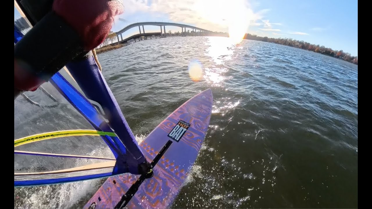 Windsurfing Annapolis Maryland oldschool Fanatic Bat