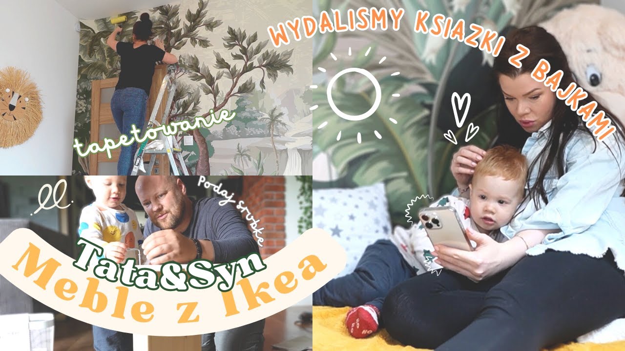 WYDALIŚMY KSIĄZKI Z BAJKAMI! | Wielkie zamówienie z Ikea | Tapetowanie pokoju #286