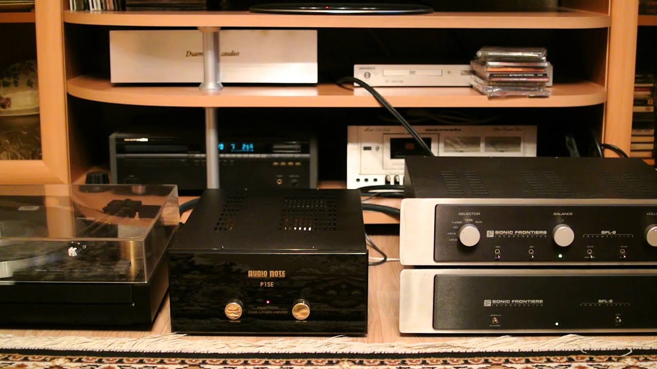 Living Voice Avatar speakers, Sonic Frontiers SFL2, Audio Note P1 SE,  Part1