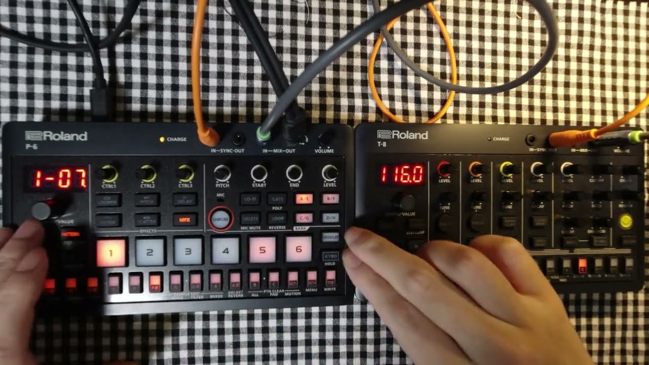 Roland P-6 & T-8 (deep house / synth jam 2024 #11)