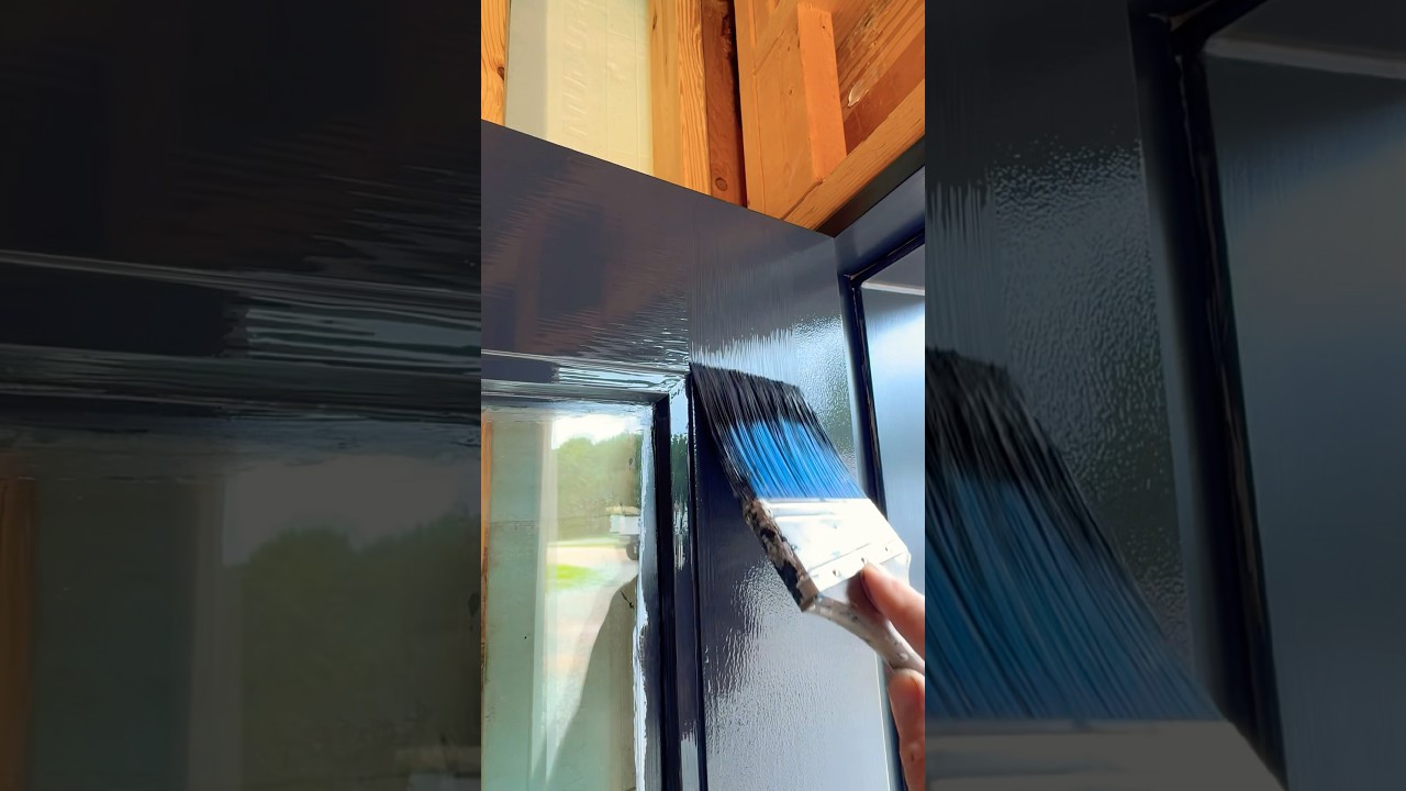 How to CORRECTLY paint a fiberglass door with a No rot jamb #gotitcoach #painting #doors