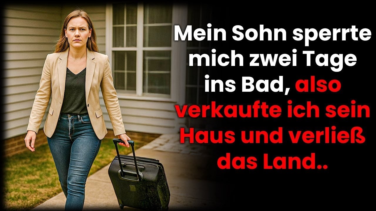Mein Sohn sperrte mich zwei Tage ins Bad – also verkaufte ich sein Haus und verließ das Land.