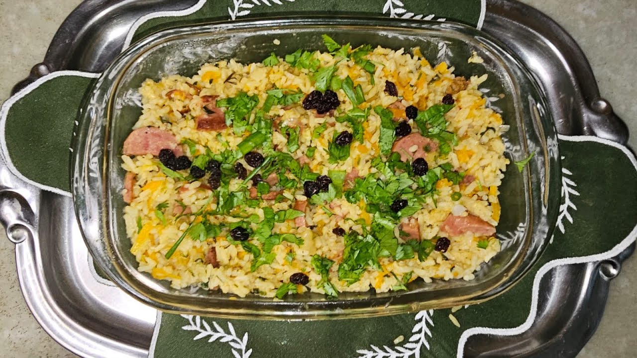 ARROZ TEMPERADINHO COM LINGUIÇA