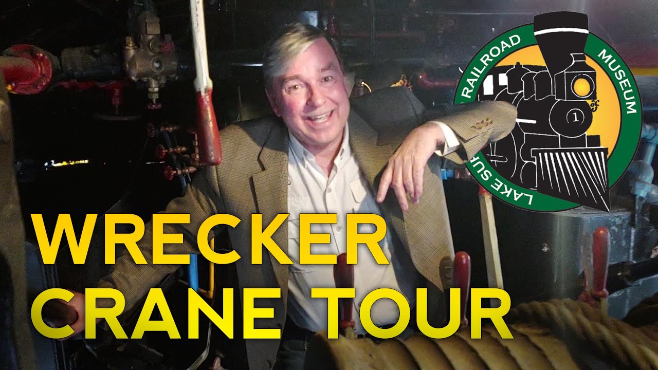 Railroad Museum Tours: #37 - RR Wrecker Cranes
