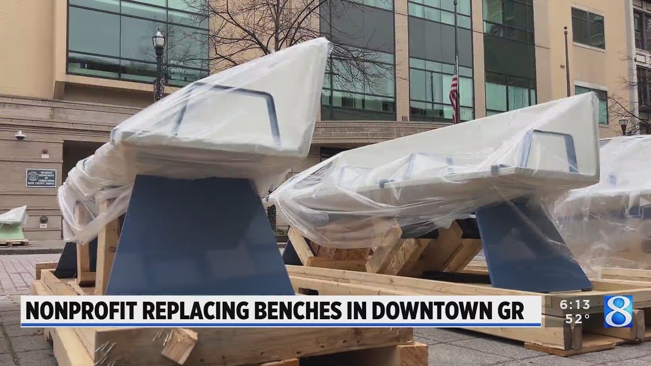 Grand Rapids' new benches: 'Beautiful' or 'aggressive'?