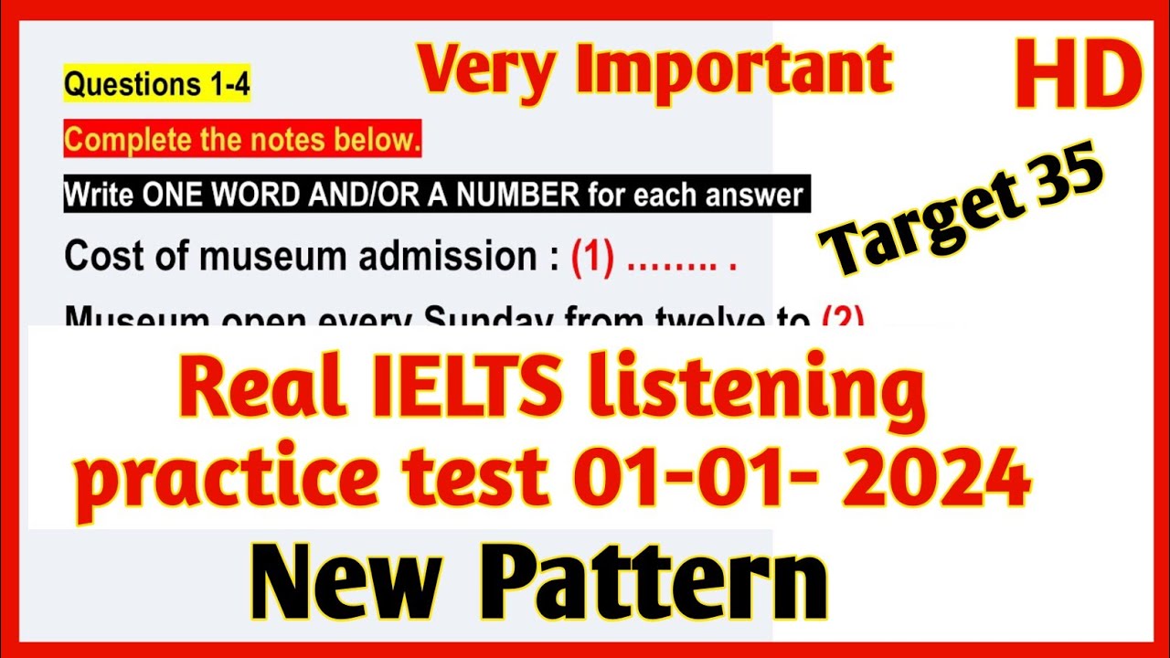 Cost of museum admission IELTS Listening | IELTS Listening Practice Test 2024 With Answer #ielts