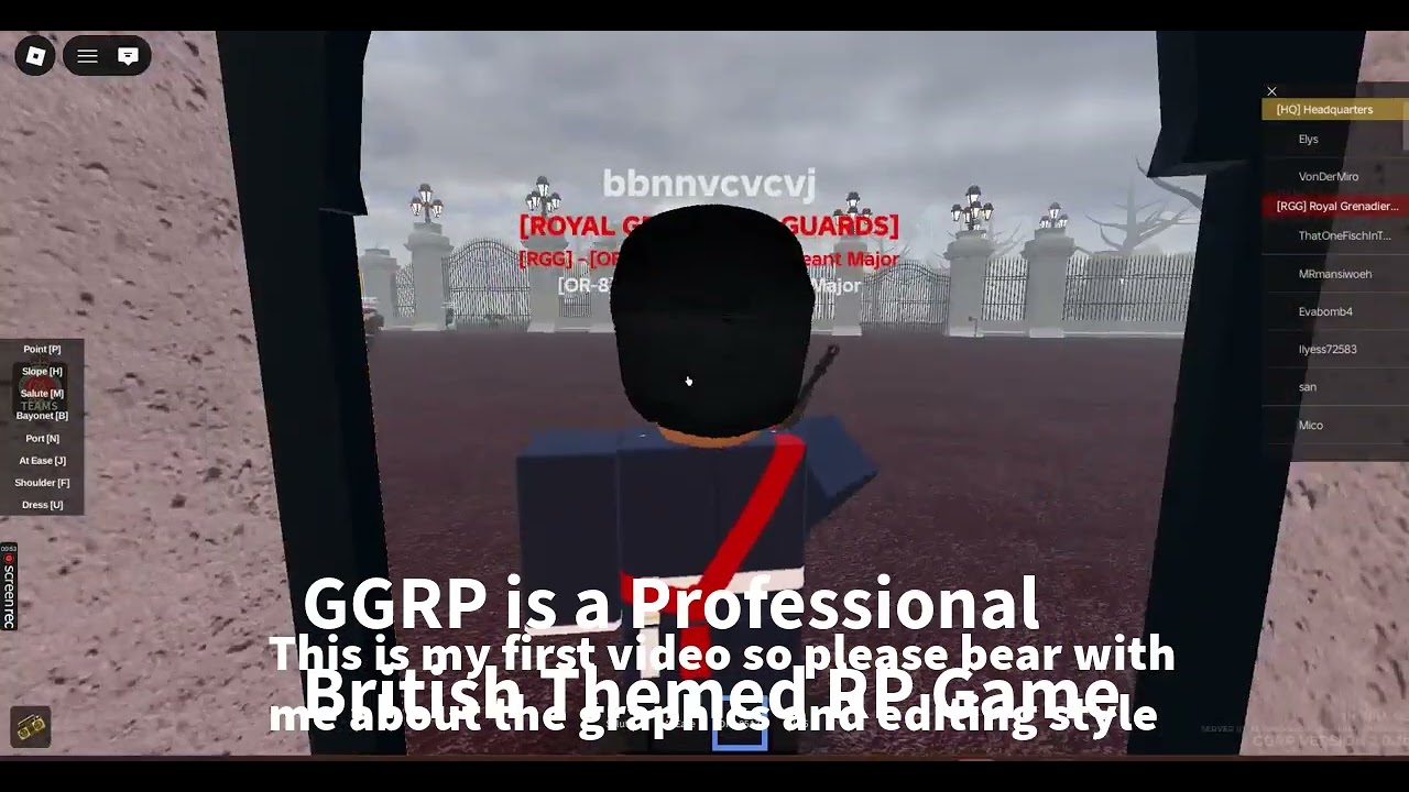 A day in the life of a Grenadier Guard In GGRP!