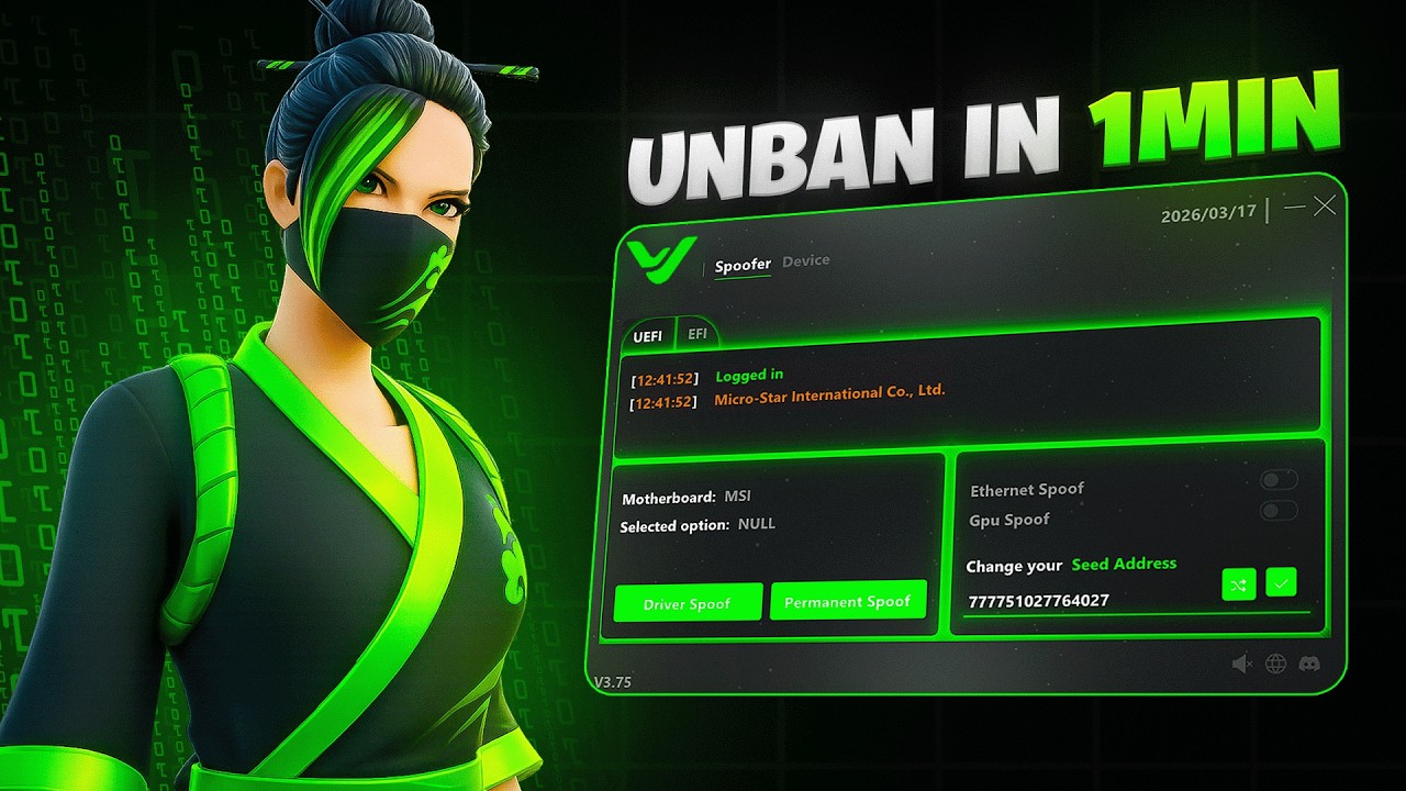 HWID Spoofer - How To Get UNBANNED In 1 Minute!
