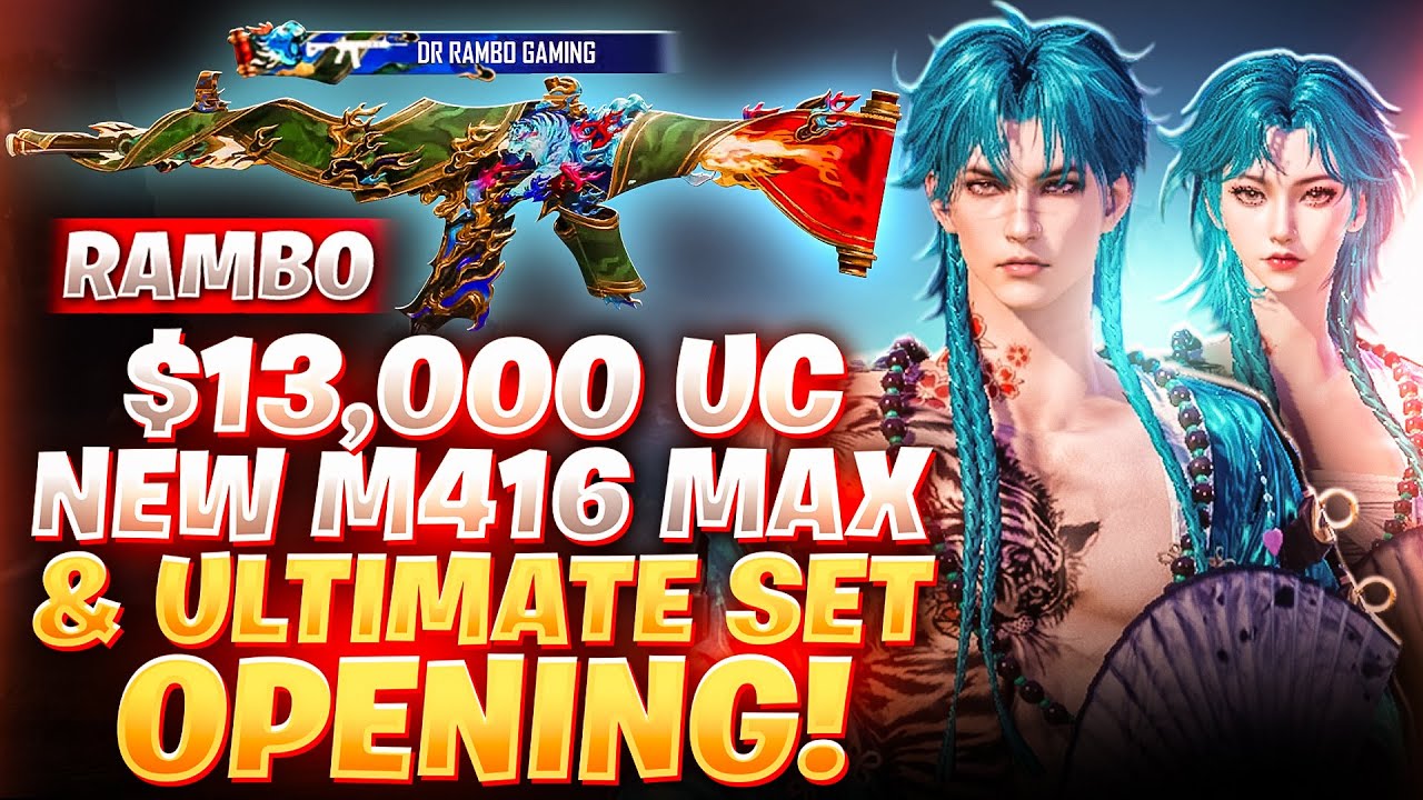 PUBG Mobile Untamed Celestial Lucky Spin + Maxing The New M416 (lvl 8) 😍🤩 || Rambo