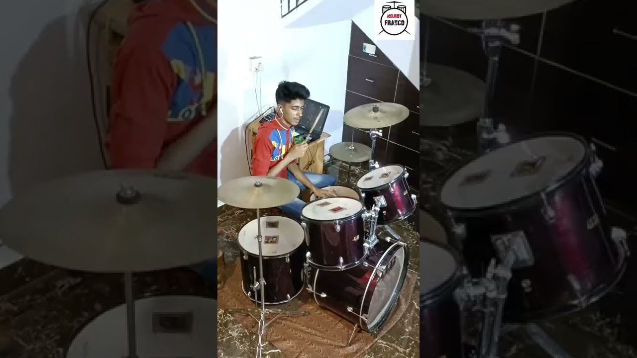 Let Me Down Slowly X Tose Naina | Melroy Franco Drum Cover #shorts
