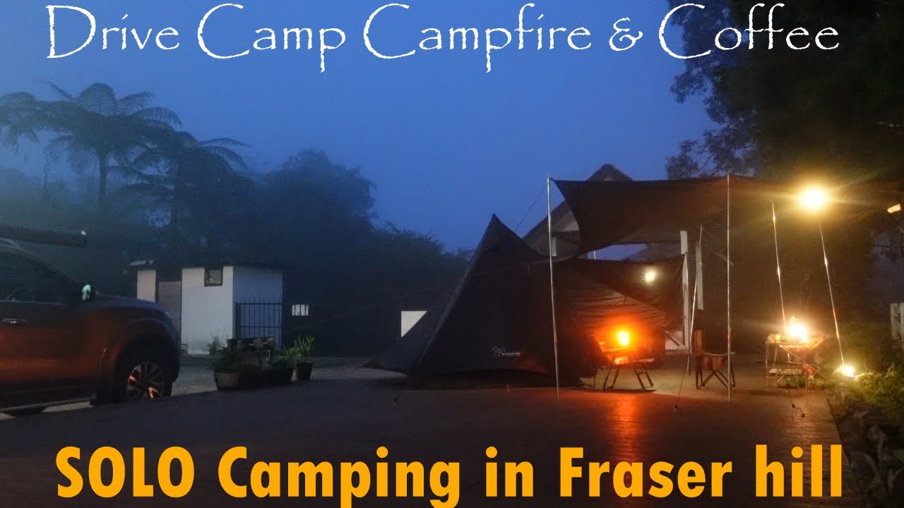 Camping in Fraser hill, cool and misty | Glamping@Fraser hill camping spot, with toilets