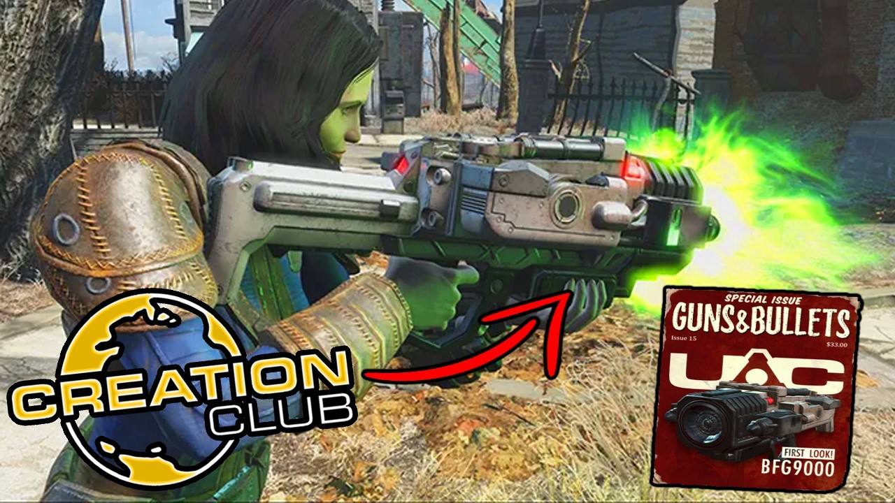 Прохождение Doom BFG и Fallout 4 в Creation Club!