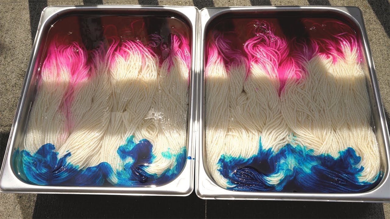Solar Dyeing Part 1: Worsted Weight Yarn