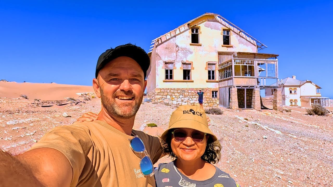 EXPLORING this GHOST TOWN in the Namib desert  - Kolmanskop, Namibia 🇳🇦
