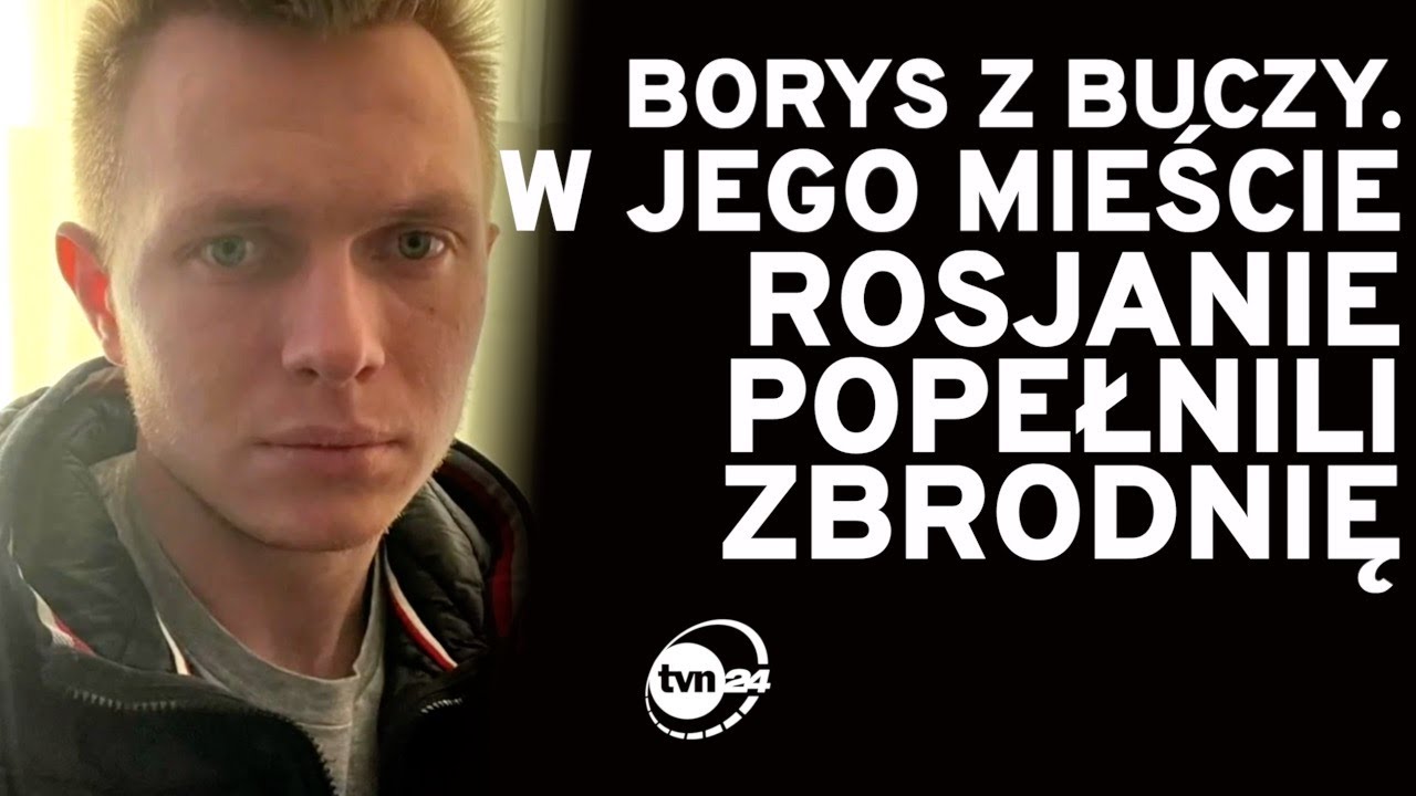W JEGO MIEŚCIE ROSJANIE POPEŁNILI ZBRODNIĘ WOJENNĄ - UKRAINA WALCZY - CYWILE - ROZMOWA A. ZALEWSKIEJ