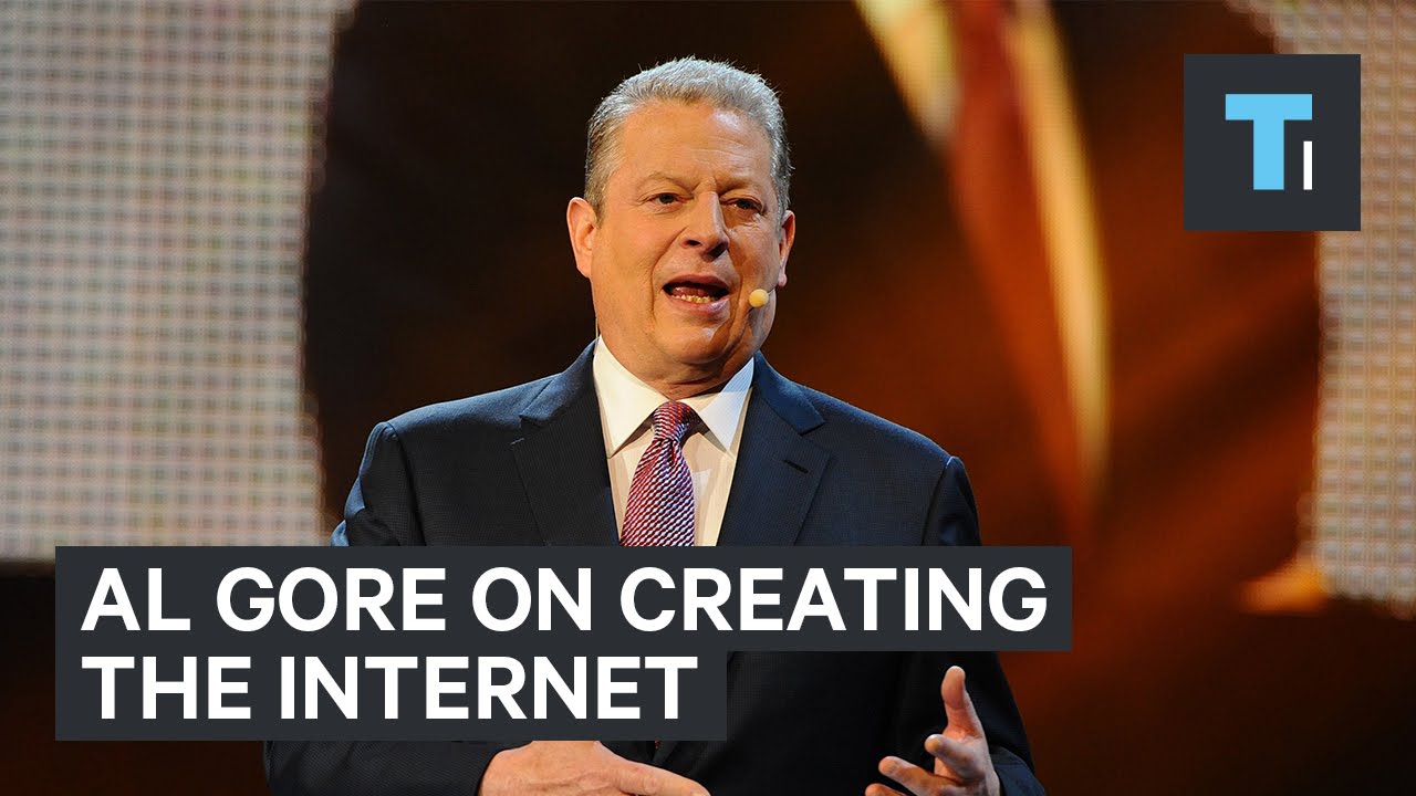 Al Gore on creating the internet
