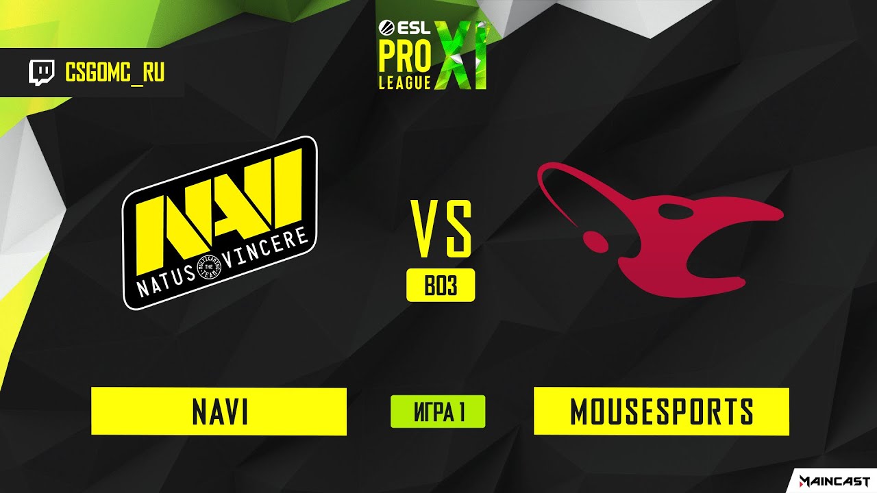 mousesports vs NaVi [Map 1, Nuke] BO3| ESL PRO LEAGUE SEASON 11
