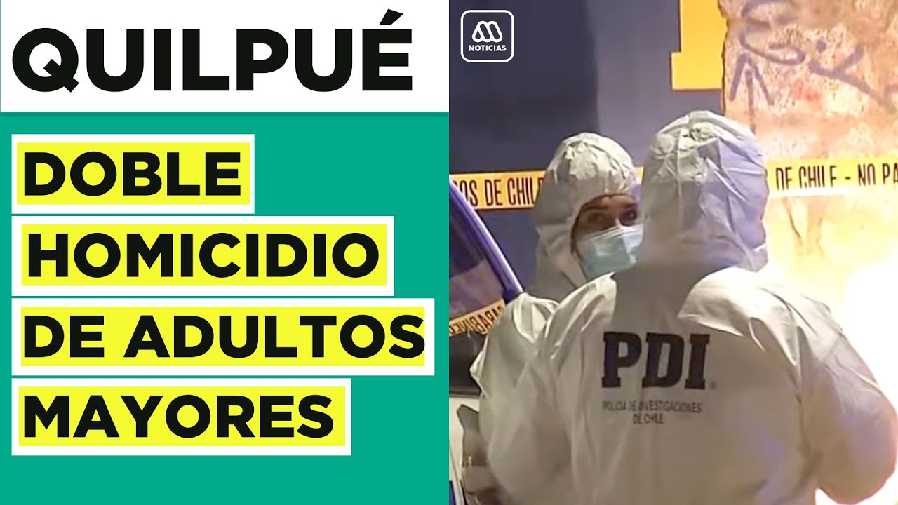 Dos adultos mayores asesinados: Un detenido por doble homicidio en la v&iacute;a p&uacute;blica