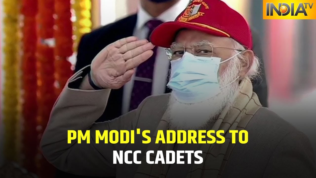 PM Modi Addresses NCC Rally At Cariappa Ground, Lauds Cadets' Role In Serving Public During COVID-19