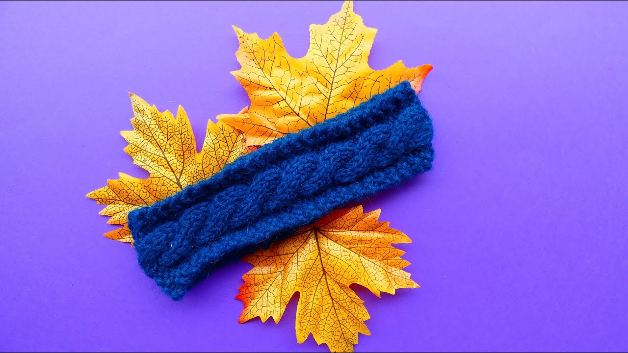 Tricoter un bandeau à torsades [tuto spécial automne]