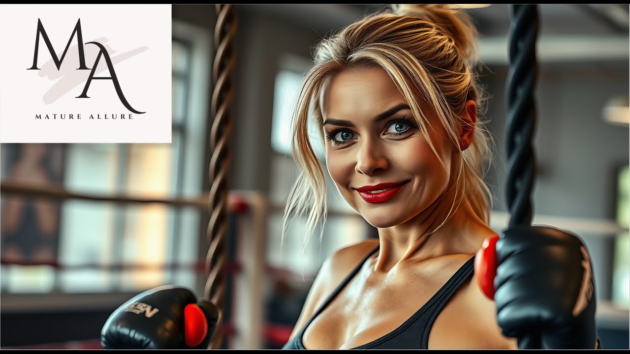 Pretty Mature Women Boxing