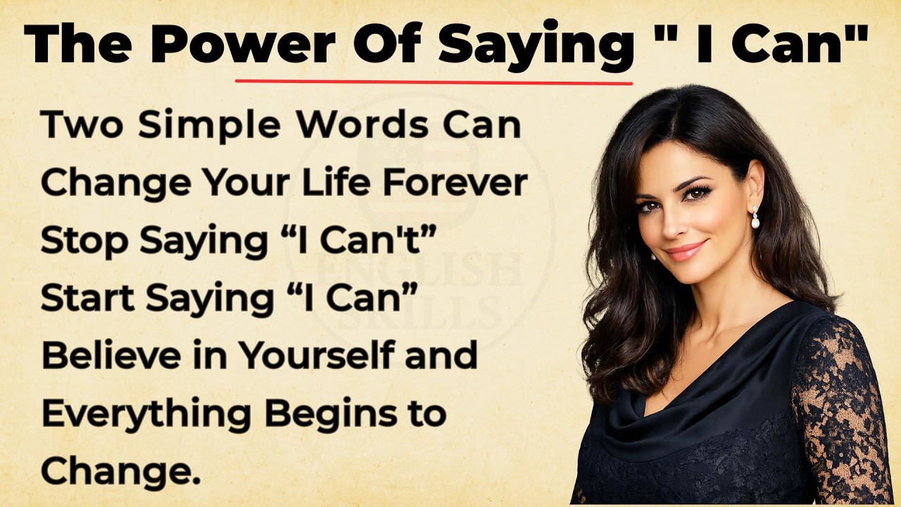 Believe You Can 🔥 || Graded Reader || Improve Your English Fluency  ✅