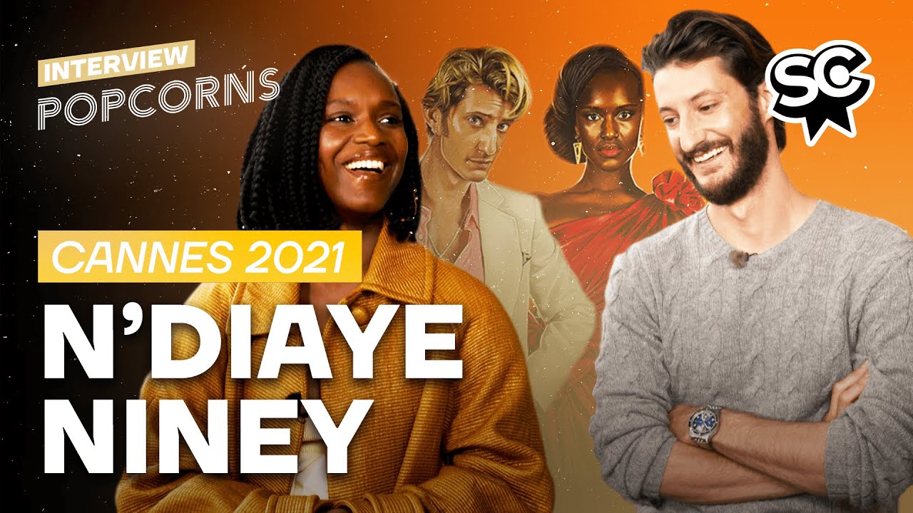 Fatou N'Diaye & Pierre Niney : L'interview Popcorns OSS 117 (Cannes 2021)