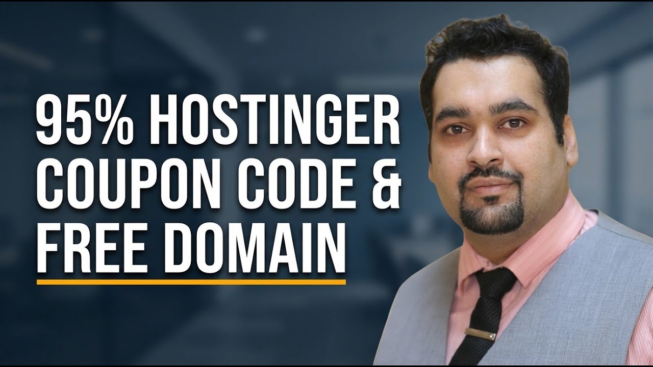 🔥 Hostinger Discount Coupon Code 2025 -  Cyber Week SALE! Get 95% OFF + FREE Domain