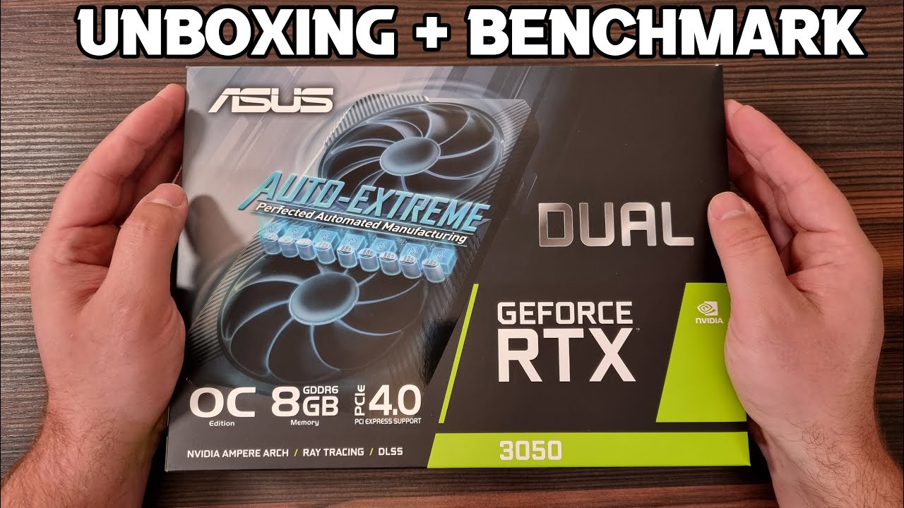 RTX 3050 Asus Dual OC | Распаковка | Тест 1080p, 1440p