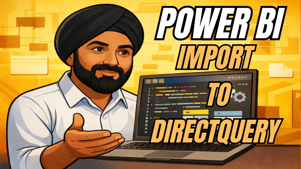 Power BI - Switch Import Mode To DirectQuery Mode | TMDL