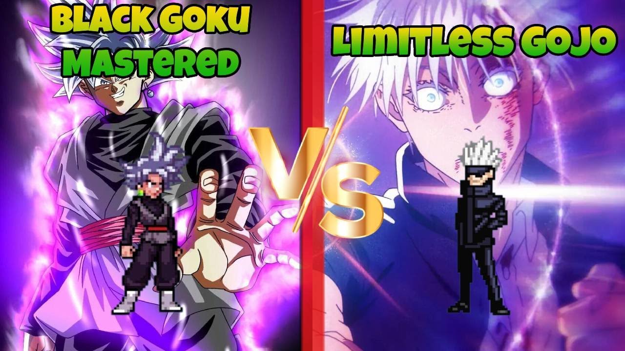 Jump Force MUGEN Black Goku Mastered vs Limitless Gojo