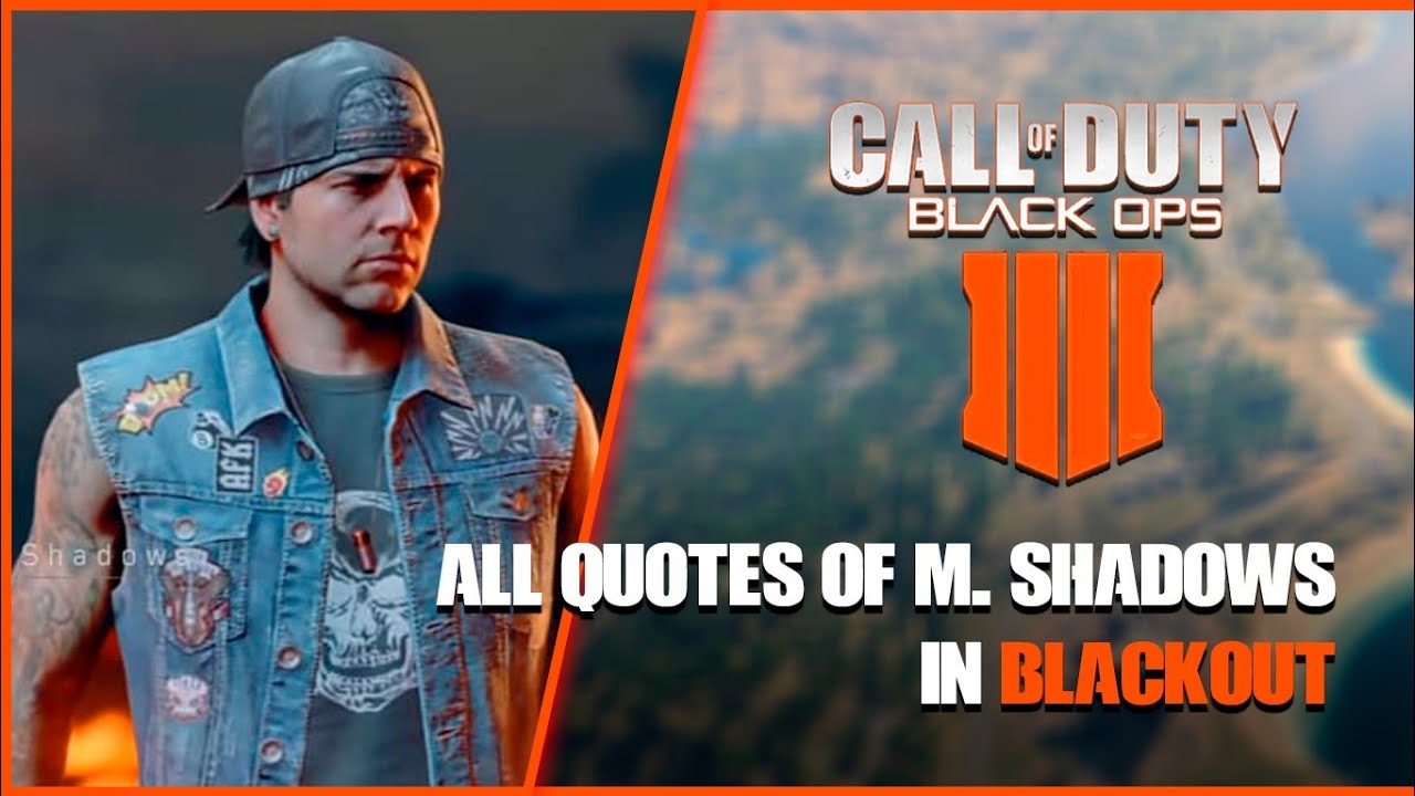 All Quotes of M. Shadows in Blackout | SANTOSKILLER19