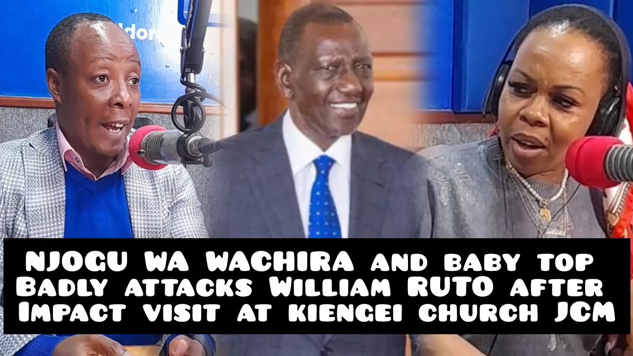 Muthoni Wakirumba na Njogu wa Wachira Badly attacks William Ruto After Visiting Kiengei Church JCM