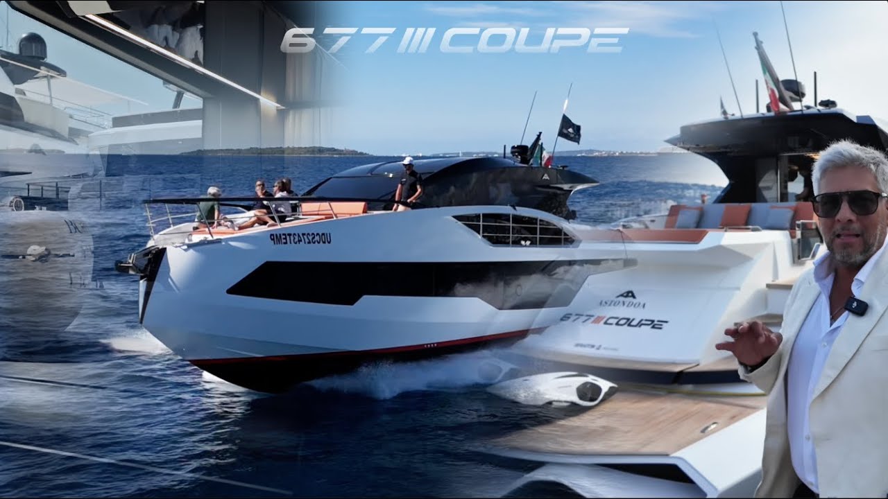 ASTONDOA 677 COUPE (Recorrido)Te invito a que veas y admires igual que yo este Impresionante Yate!!
