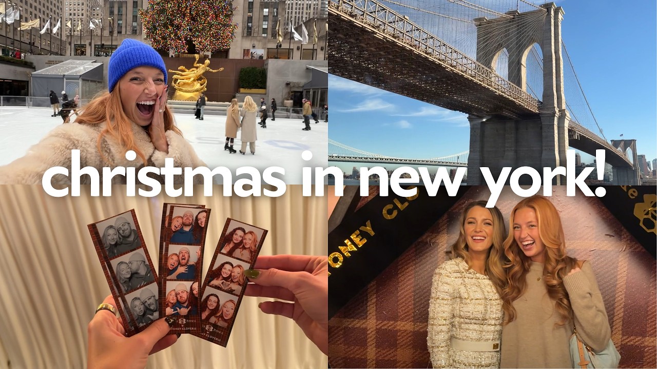 NYC TRIP: Christmas shopping, ice skating @ Rockefeller, + more!!