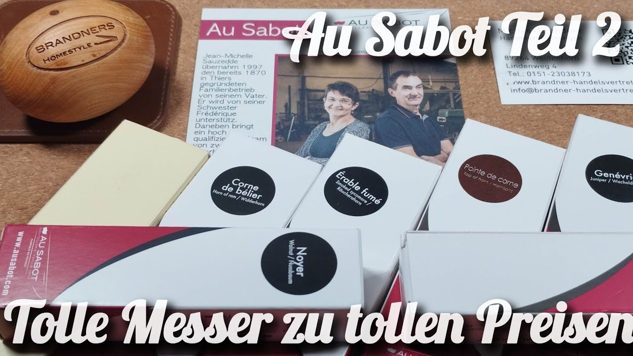 Au Sabot Teil 2 - Handgemachte regionale französische Taschenmesser unter 100 Euro 