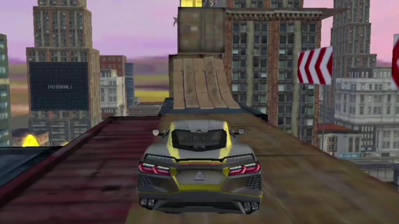 Fui no parkour das RAMPAS!!! - Extreme car driving simulator