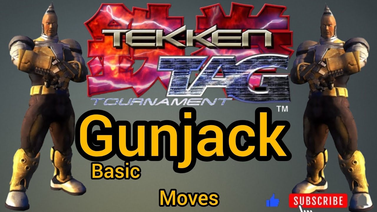 Tekken Tag Tournament GUNJACK BASIC MOVES 🤩
