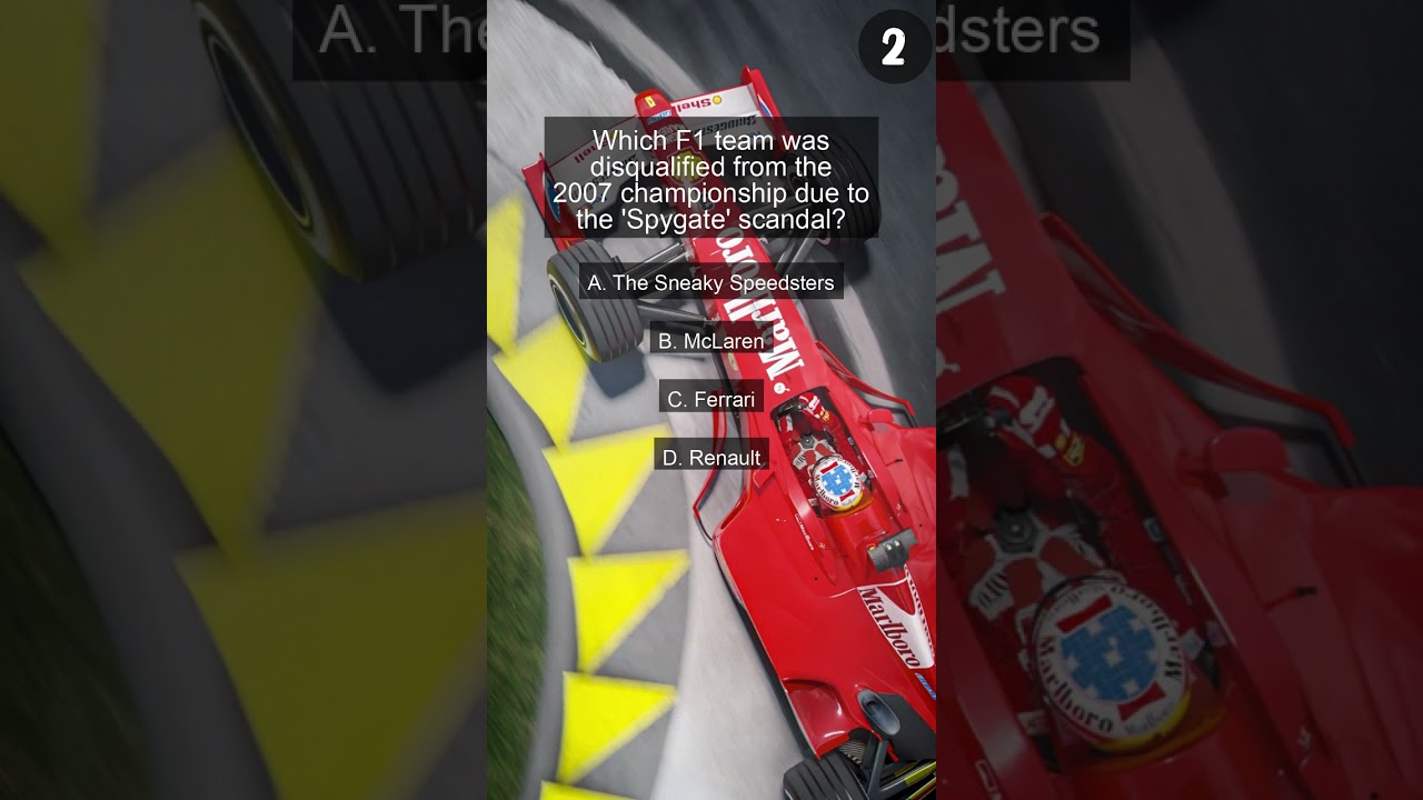 F1 Quiz: The Disqualified Team of 2007! 